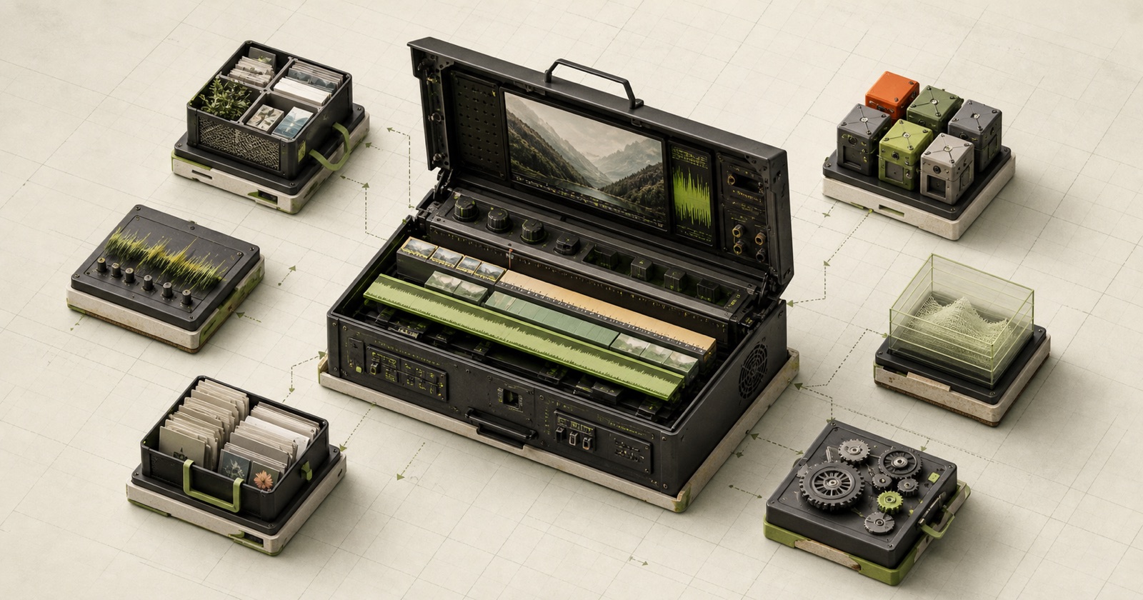 An open modular video editing system with interchangeable tools and media components